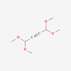 molecular formula C8H14O4 B15202575 1,1,4,4-Tetramethoxybut-2-yne CAS No. 53281-53-1