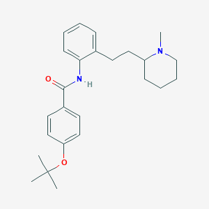 4-(tert-Butoxy)-N-(2-(2-(1-methylpiperidin-2-yl)ethyl)phenyl)benzamide