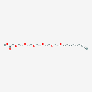 3,6,9,12,15,18-Hexaoxahexacos-25-ynoic acid