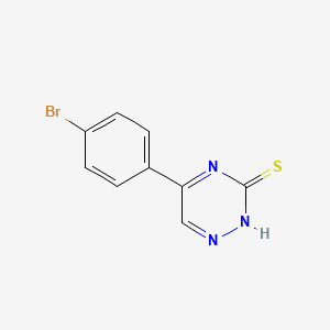 5-(4-Bromophenyl)-1,2,4-triazine-3-thiol