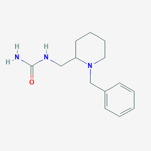 molecular formula C14H21N3O B1520262 [(1-Benzylpiperidin-2-yl)methyl]urea CAS No. 1221722-12-8