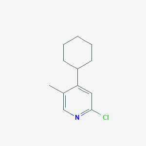 2-Chloro-4-cyclohexyl-5-methylpyridine