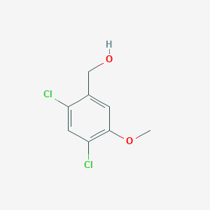 molecular formula C8H8Cl2O2 B15202650 (2,4-Dichloro-5-methoxyphenyl)methanol 