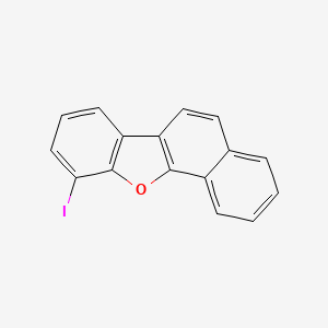 molecular formula C16H9IO B15202655 10-Iodonaphtho[1,2-b]benzofuran 