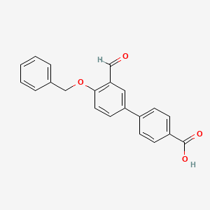 4'-(Benzyloxy)-3'-formyl[1,1'-biphenyl]-4-carboxylic acid