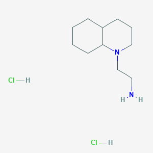 2-(Decahydroquinolin-1-yl)ethan-1-amine dihydrochloride