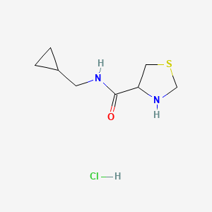 N-(cyclopropylmethyl)-1,3-thiazolidine-4-carboxamide hydrochloride