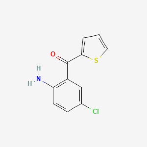 (2-Amino-5-chlorophenyl)(thiophen-2-yl)methanone