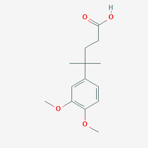 4-(3,4-Dimethoxyphenyl)-4-methylpentanoic acid