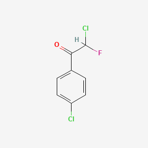 2-Chloro-1-(4-chlorophenyl)-2-fluoroethanone