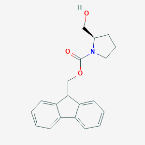 molecular formula C20H21NO3 B152028 (R)-(9H-芴-9-基)甲基 2-(羟甲基)吡咯烷-1-羧酸盐 CAS No. 215178-45-3