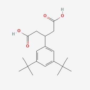 3-(3,5-Di-tert-butylphenyl)pentanedioic acid