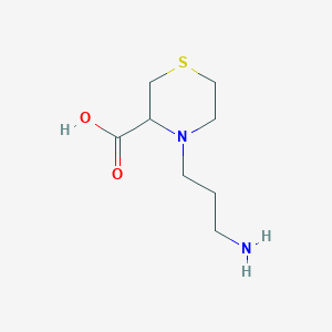 4-(3-Aminopropyl)thiomorpholine-3-carboxylic acid