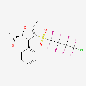 1-{(2R,3S)-4-[(4-Chloro-1,1,2,2,3,3,4,4-octafluorobutyl)sulfonyl]-5-methyl-3-phenyl-2,3-dihydro-2-furanyl}ethanone