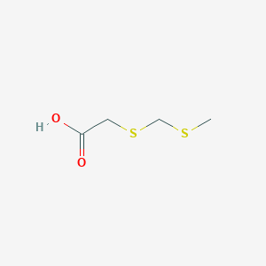 {[(Methylsulfanyl)methyl]sulfanyl}acetic acid