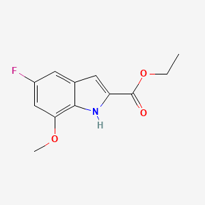 Ethyl 5-fluoro-7-methoxy-1H-indole-2-carboxylate