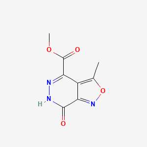 methyl 3-methyl-7-oxo-6H,7H-[1,2]oxazolo[3,4-d]pyridazine-4-carboxylate