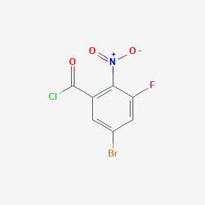 5-Bromo-3-fluoro-2-nitrobenzoyl chloride