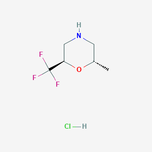 (2S,6R)-2-Methyl-6-(trifluoromethyl)morpholine hydrochloride