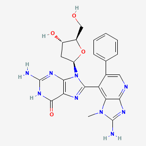 8-(2-Amino-1-methyl-6-phenylimidazo[4,5-b]pyridyl)-2'-deoxyguanosine