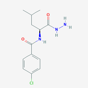 4-Chloro-N-((S)-1-hydrazinocarbonyl-3-methyl-butyl)-benzamide