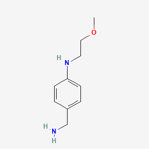 4-(aminomethyl)-N-(2-methoxyethyl)aniline
