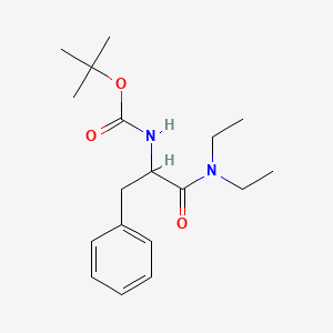 tert-Butyl (1-(diethylamino)-1-oxo-3-phenylpropan-2-yl)carbamate