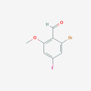 2-Bromo-4-fluoro-6-methoxybenzaldehyde