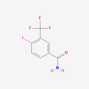 4-Iodo-3-(trifluoromethyl)benzamide