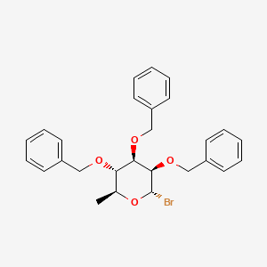 (2S,3R,4R,5S,6S)-2-bromo-6-methyl-3,4,5-tris(phenylmethoxy)oxane