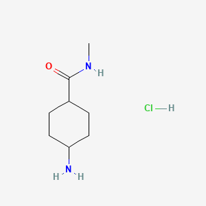 4-amino-N-methylcyclohexane-1-carboxamide hydrochloride