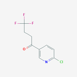 1-(6-Chloro-3-pyridinyl)-4,4,4-trifluoro-1-butanone