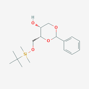 (4R,5R)-4-[[tert-butyl(dimethyl)silyl]oxymethyl]-2-phenyl-1,3-dioxan-5-ol