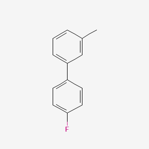 molecular formula C13H11F B15203091 4-Fluoro-3'-methyl-1,1'-biphenyl 