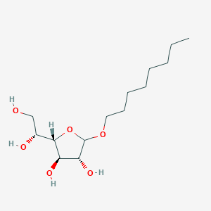 molecular formula C14H28O6 B15203240 Octyl galactofuranoside 