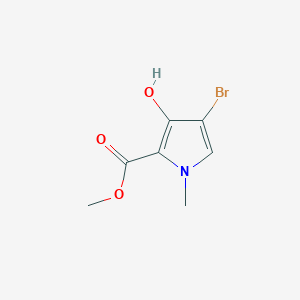 methyl 4-bromo-3-hydroxy-1-methyl-1H-pyrrole-2-carboxylate