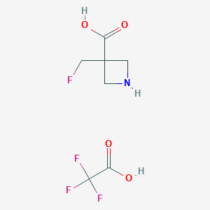 3-(fluoromethyl)azetidine-3-carboxylic acid;2,2,2-trifluoroacetic acid