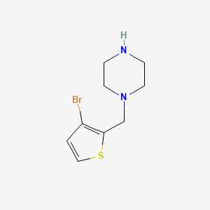 1-[(3-Bromothiophen-2-yl)methyl]piperazine