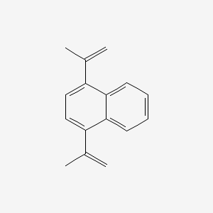 molecular formula C16H16 B15203294 1,4-Di(prop-1-en-2-yl)naphthalene 