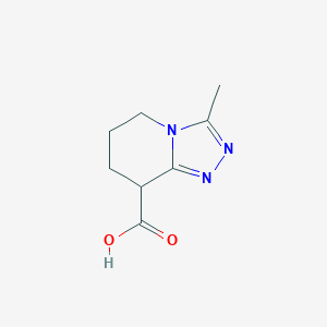 3-Methyl-5,6,7,8-tetrahydro-[1,2,4]triazolo[4,3-a]pyridine-8-carboxylic acid