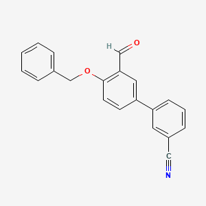 4'-(Benzyloxy)-3'-formyl[1,1'-biphenyl]-3-carbonitrile