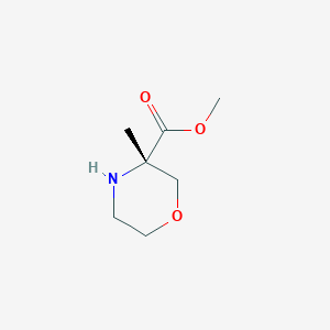 Methyl (3S)-3-methylmorpholine-3-carboxylate