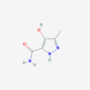 4-Hydroxy-3-methyl-1H-pyrazole-5-carboxamide