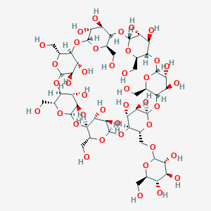 molecular formula C48H80O40 B152034 6-O-α-D-葡萄糖基-β-环糊精 CAS No. 92517-02-7