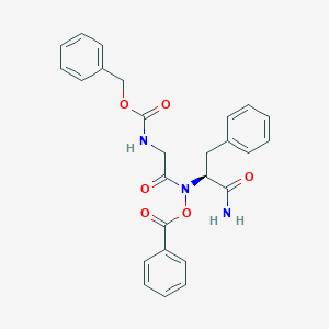 Benzyl (S)-(2-((1-amino-1-oxo-3-phenylpropan-2-yl)(benzoyloxy)amino)-2-oxoethyl)carbamate