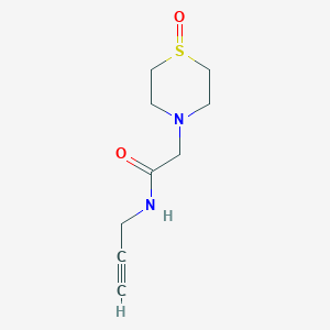 2-(1-Oxidothiomorpholino)-N-(prop-2-yn-1-yl)acetamide