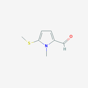 1-Methyl-5-(methylthio)-1H-pyrrole-2-carbaldehyde