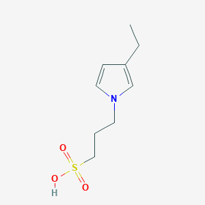 3-(3-Ethyl-1H-pyrrol-1-yl)propane-1-sulfonic acid