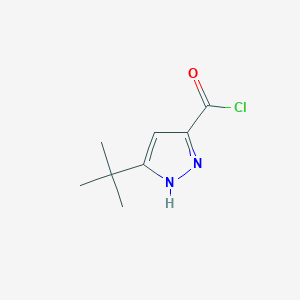 5-tert-Butyl-1H-pyrazole-3-carbonyl chloride