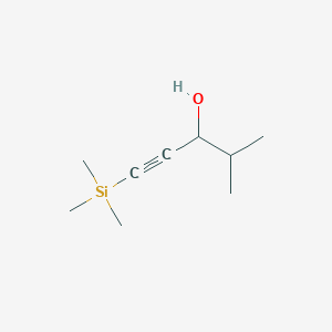 1-Pentyn-3-ol, 4-methyl-1-(trimethylsilyl)-